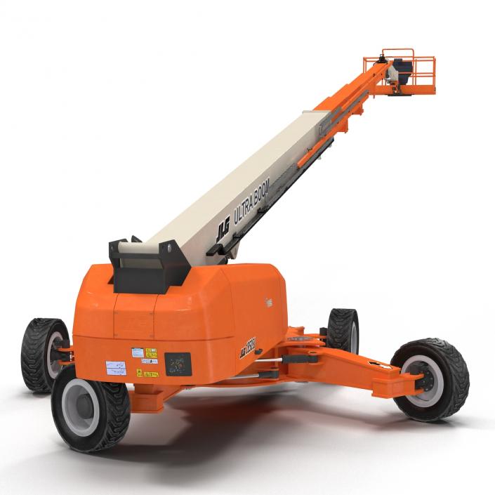 Telescopic Boom Lift JLG 1850 sj Rigged 3D model